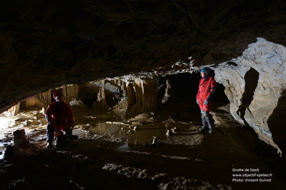 Visite de la Grotte de Siech à Saurat